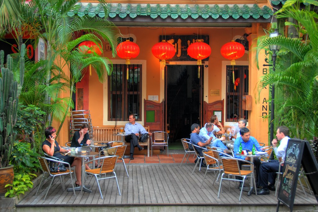 A charming cafe tucked away on Emerald Hill Road