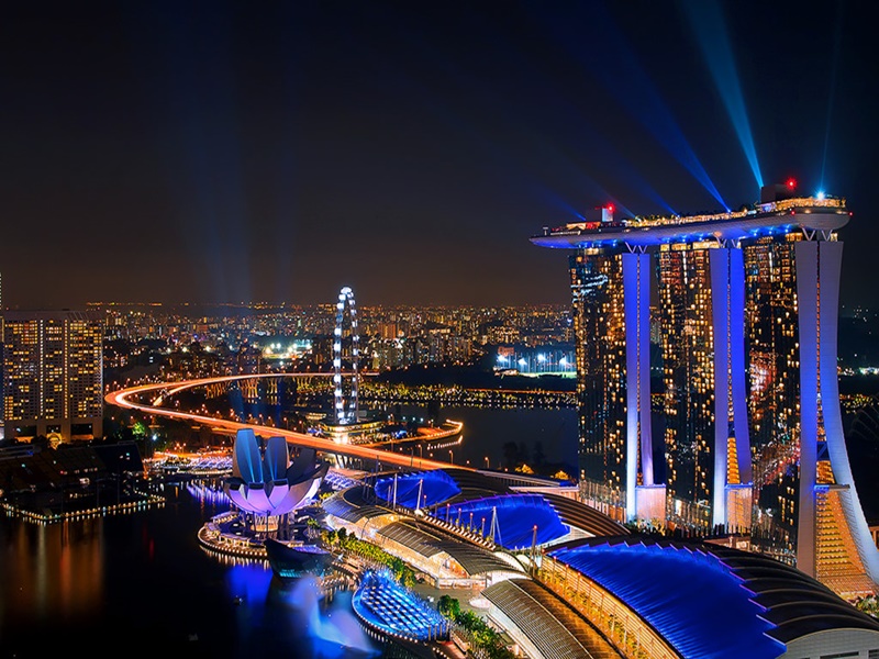 Cultural performance during Singapore Night Festival