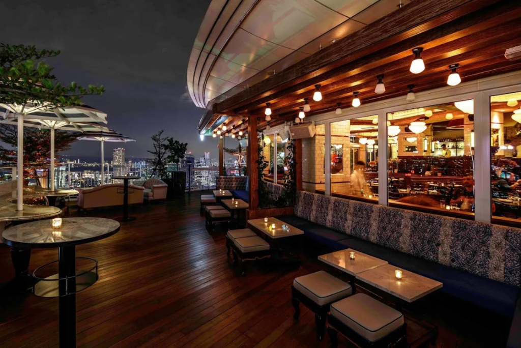 rooftop restaurants Singapore lavo